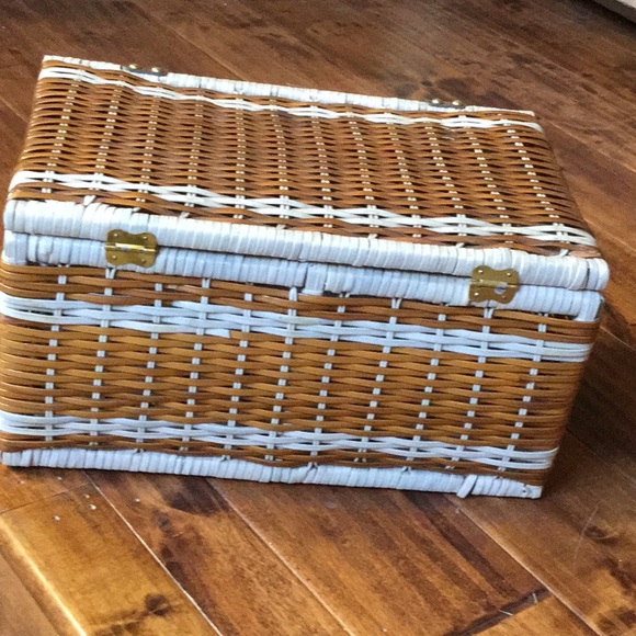 Vintage antique collector basket carry all artist farmer’s market boho decor - Picture 5 of 12